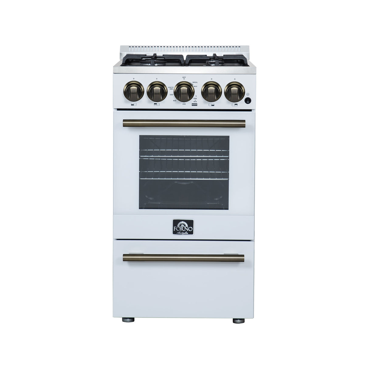 Forno Lamazze 20 Inch Freestanding Gas Range , Compact Design
