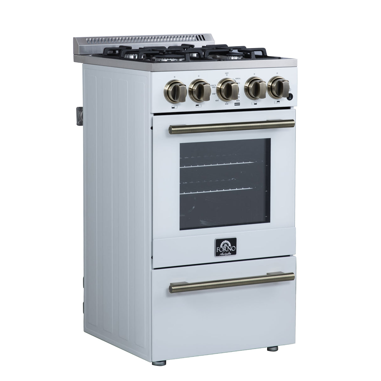 Forno Lamazze 20 Inch Freestanding Gas Range , Compact Design