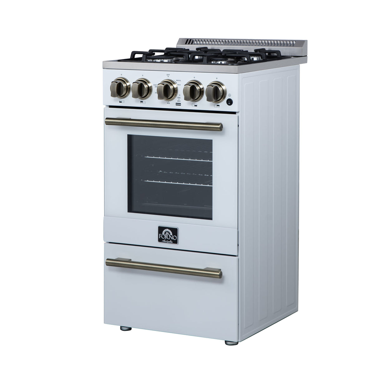 Forno Lamazze 20 Inch Freestanding Gas Range , Compact Design