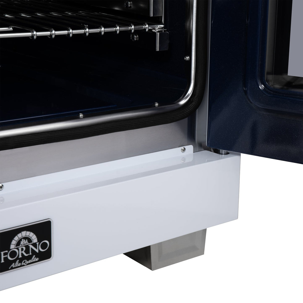 Forno Capriasca Freestanding French Door Gas Range, Convection Oven, Energy Efficient