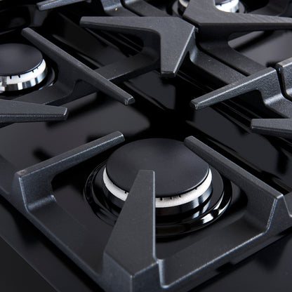 Forno Antico Freestanding Gas Range, Antique Brass Design, Convection Oven, Energy Efficient