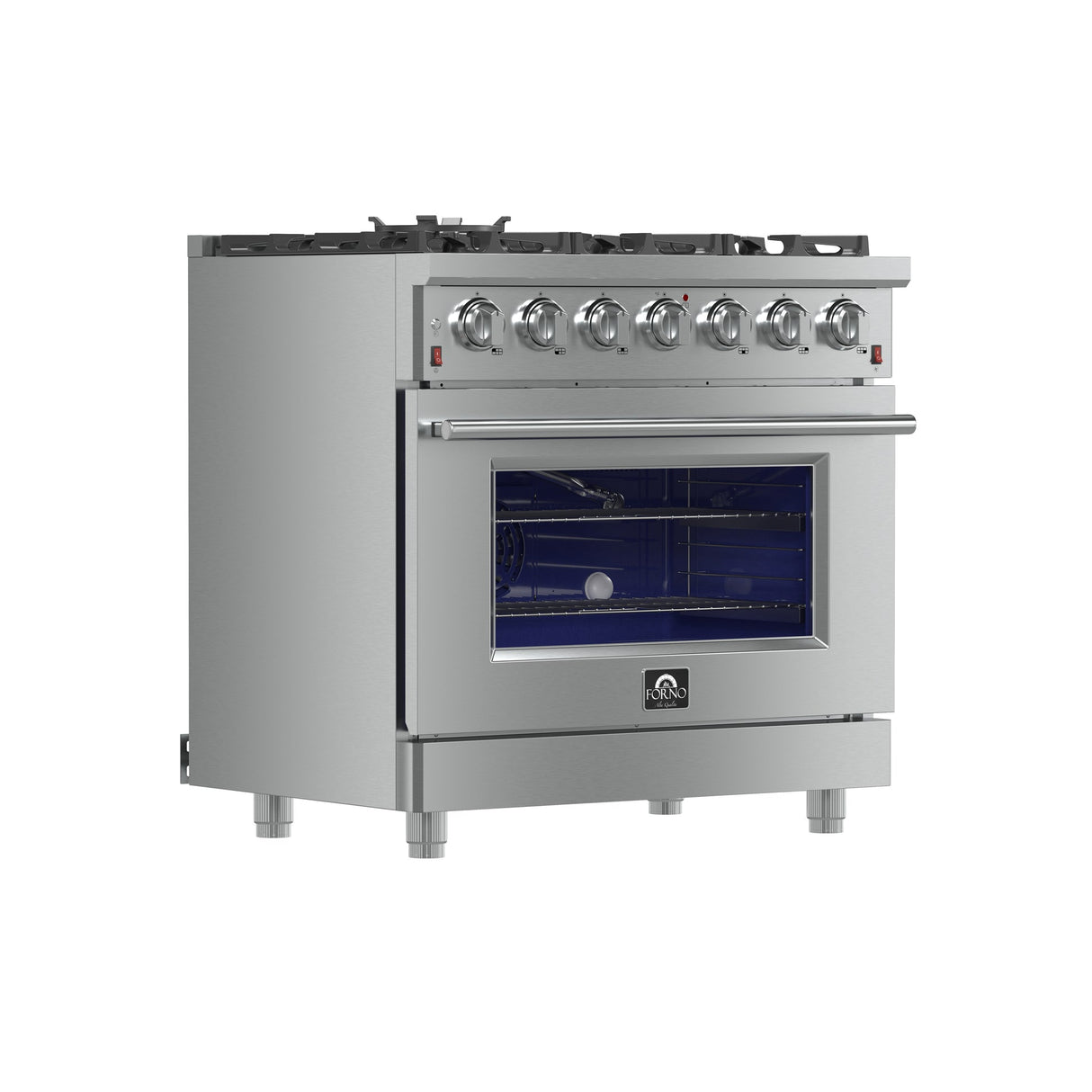 Forno Massimo Freestanding Gas Range, Convection Oven, Energy Efficient
