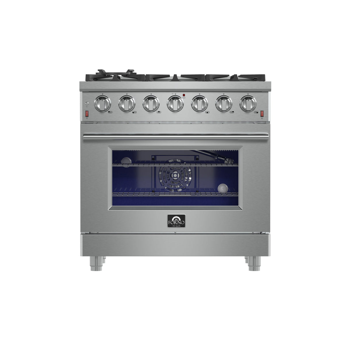 Forno Massimo Freestanding Gas Range, Convection Oven, Energy Efficient