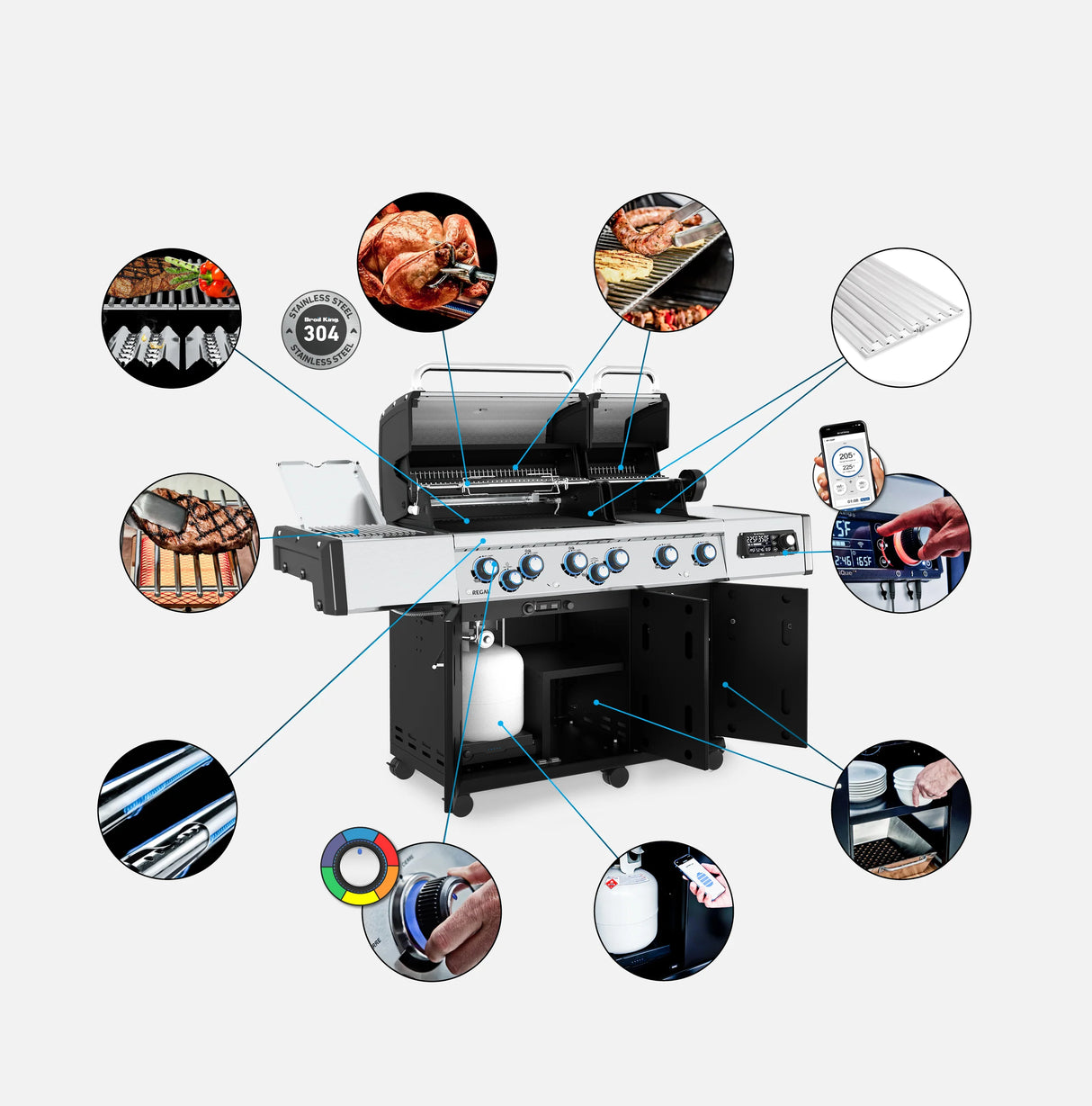 Broil King Regal Q 690 Pro IR 6-Burner Gas Grill - 68924*