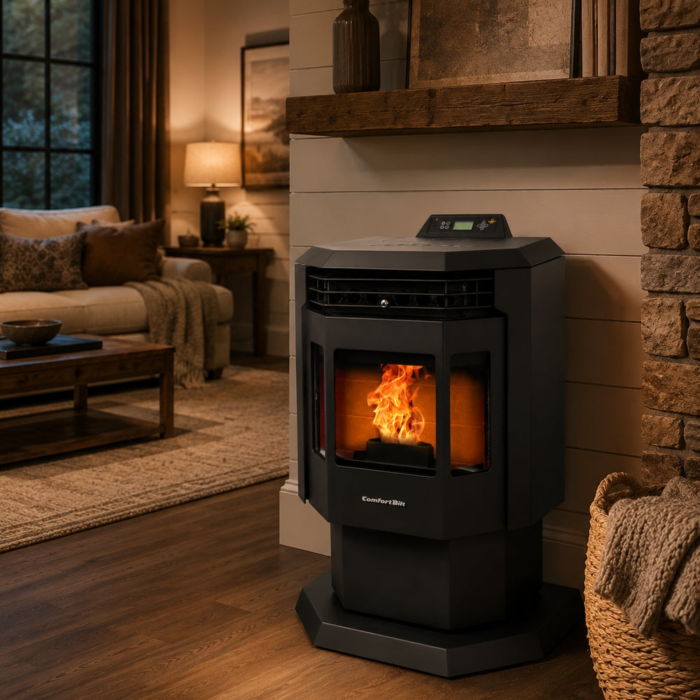 ComfortBilt HP21 24" Black Pellet Stove