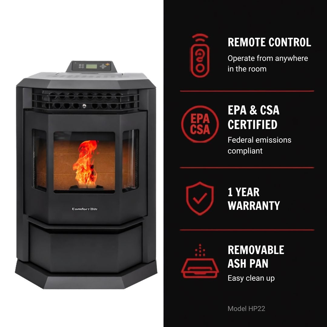 ComfortBilt HP22 24" Pellet Stove