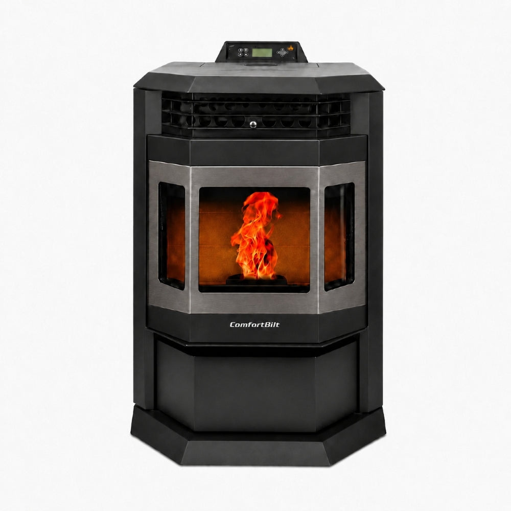 ComfortBilt HP22 24" Wood Pellet Stove with Stainless Steel Trim