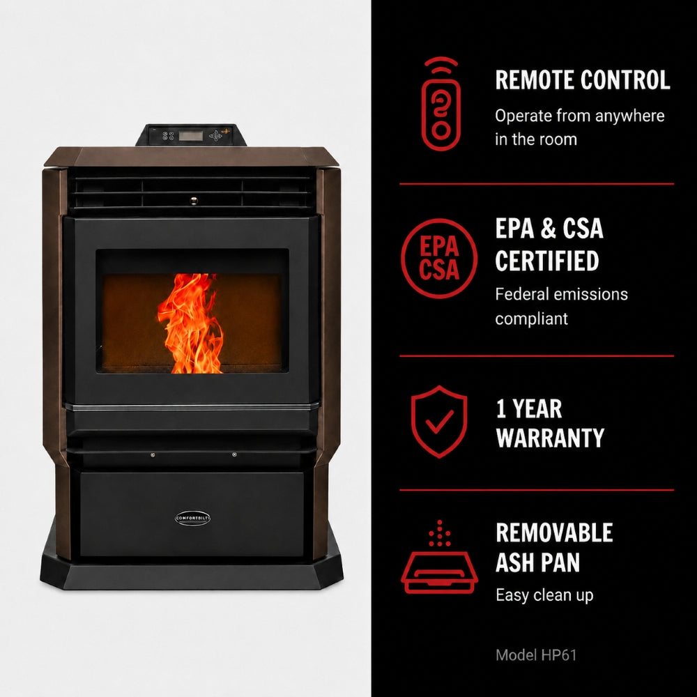 ComfortBilt HP61 24" Pellet Stove