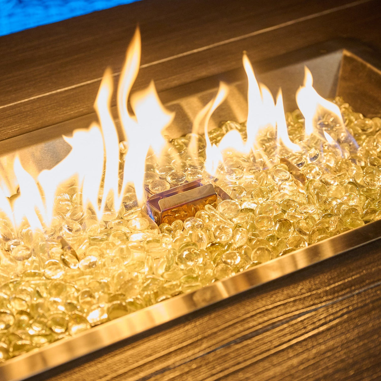 The Outdoor Greatroom Havenwood 44" Rectangular Gas Fire Pit Table - HWADG-1224-K