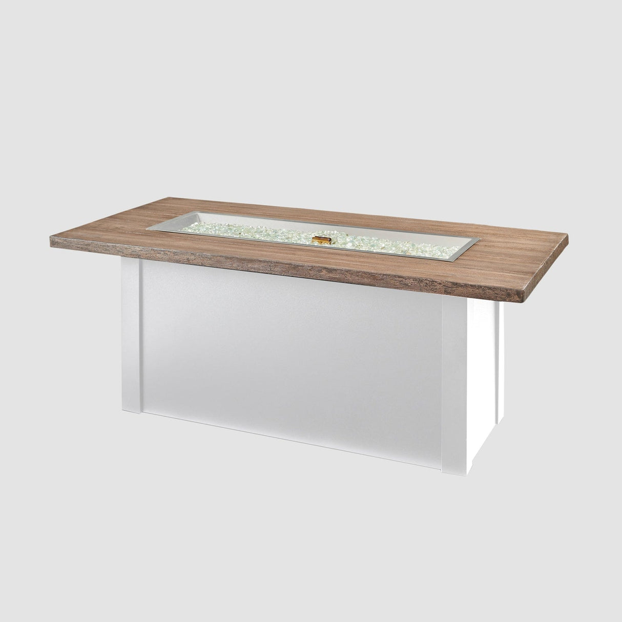 The Outdoor Greatroom Havenwood 62" Rectangular Gas Fire Pit Table - HWADG-1224-K