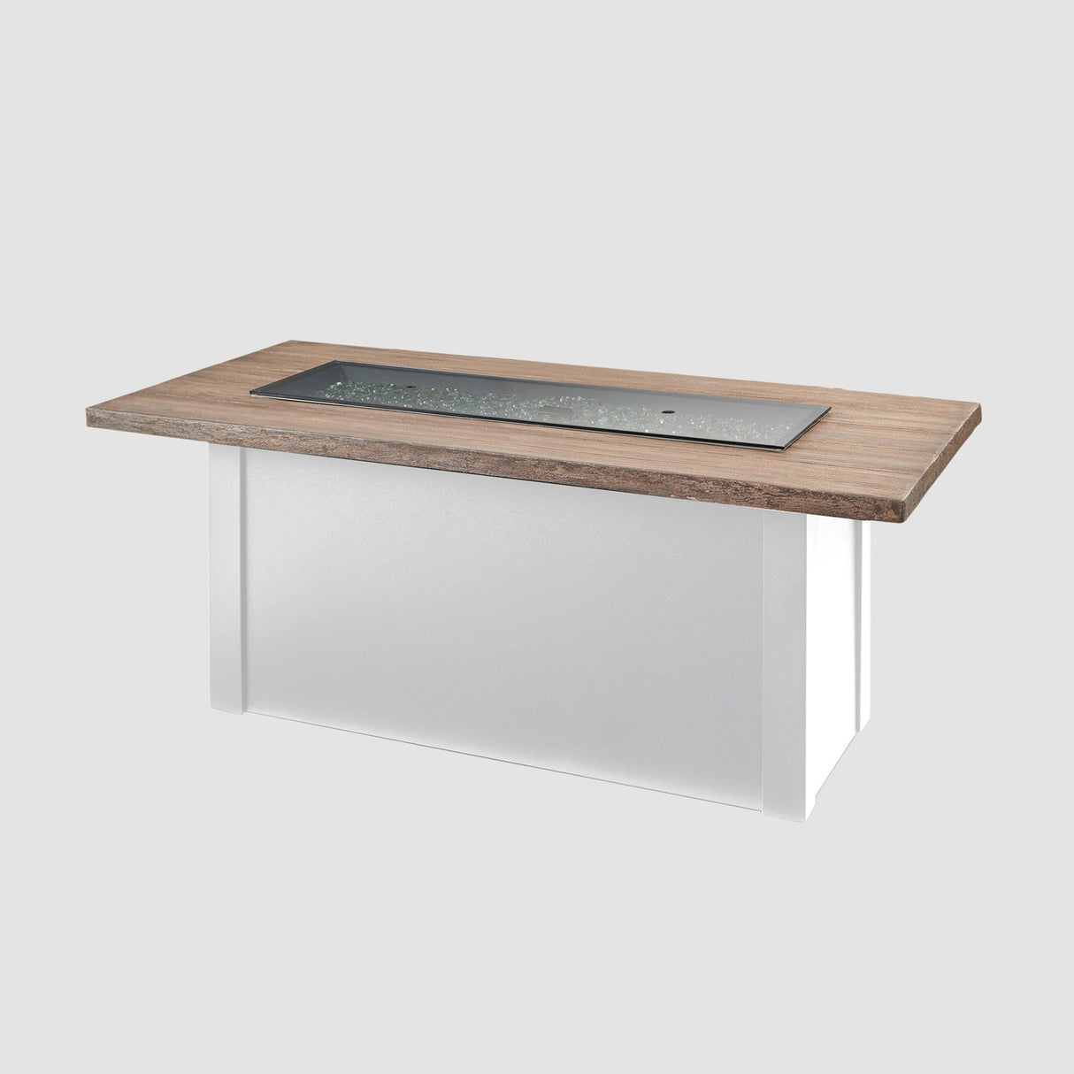 The Outdoor Greatroom Havenwood 62" Rectangular Gas Fire Pit Table - HWADG-1224-K