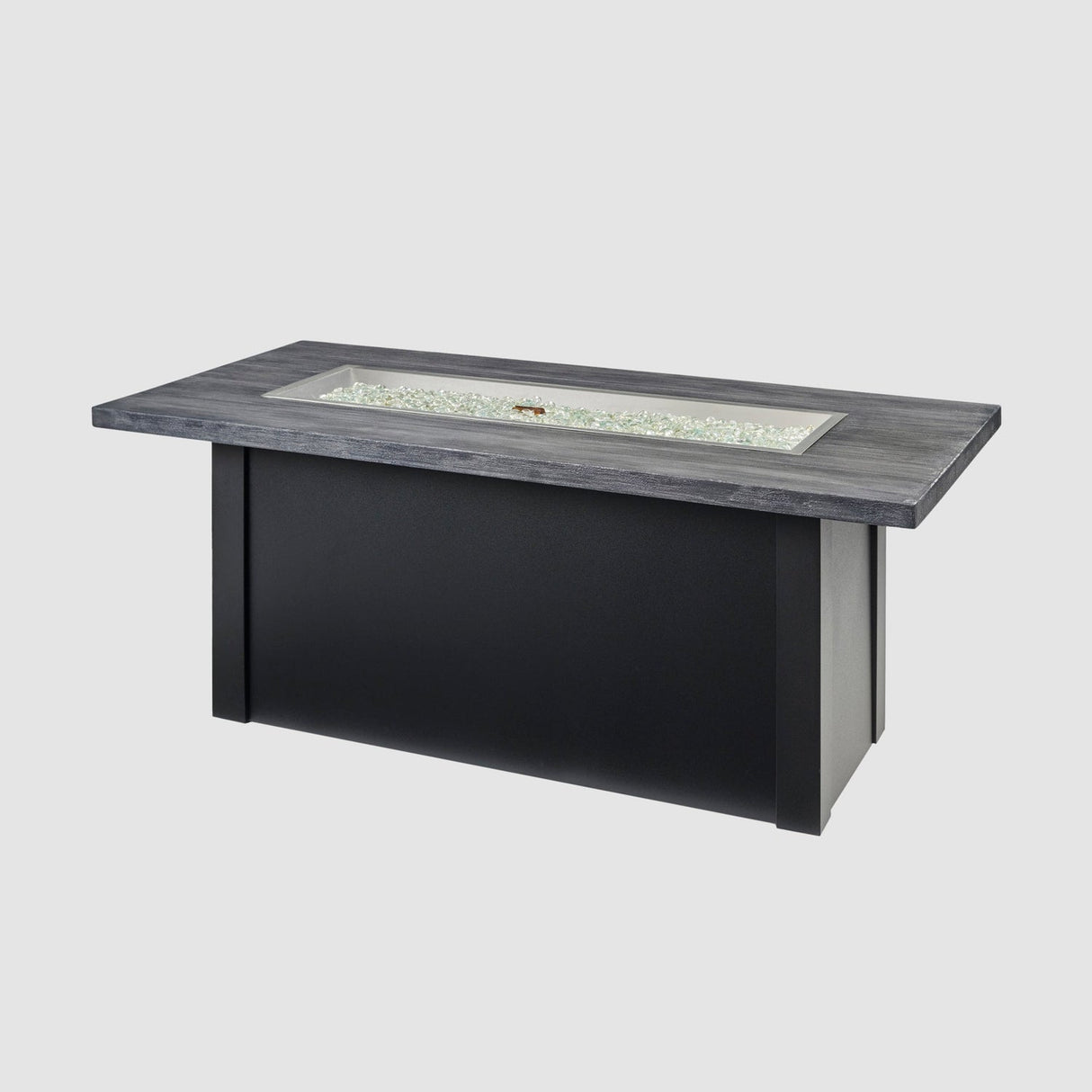 The Outdoor Greatroom Havenwood 62" Rectangular Gas Fire Pit Table - HWADG-1224-K