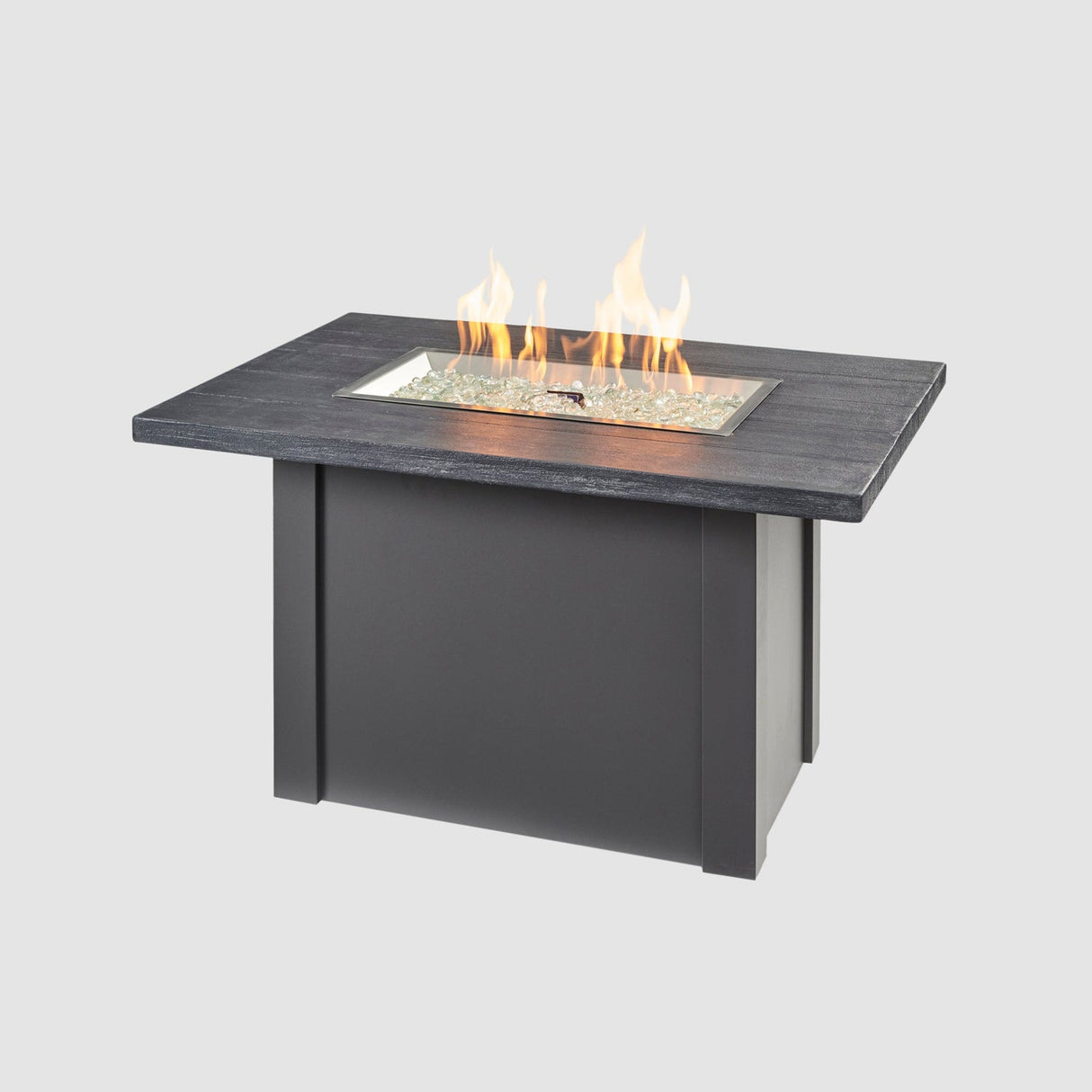 The Outdoor Greatroom Havenwood 44" Rectangular Gas Fire Pit Table - HWADG-1224-K