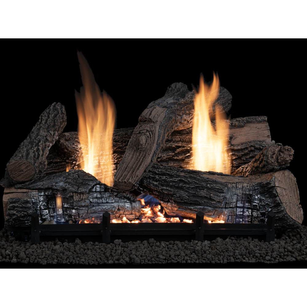 Superior Nature-Flame Granite Ridge, Concrete Vent-Free Gas Log Set - LNF-GR