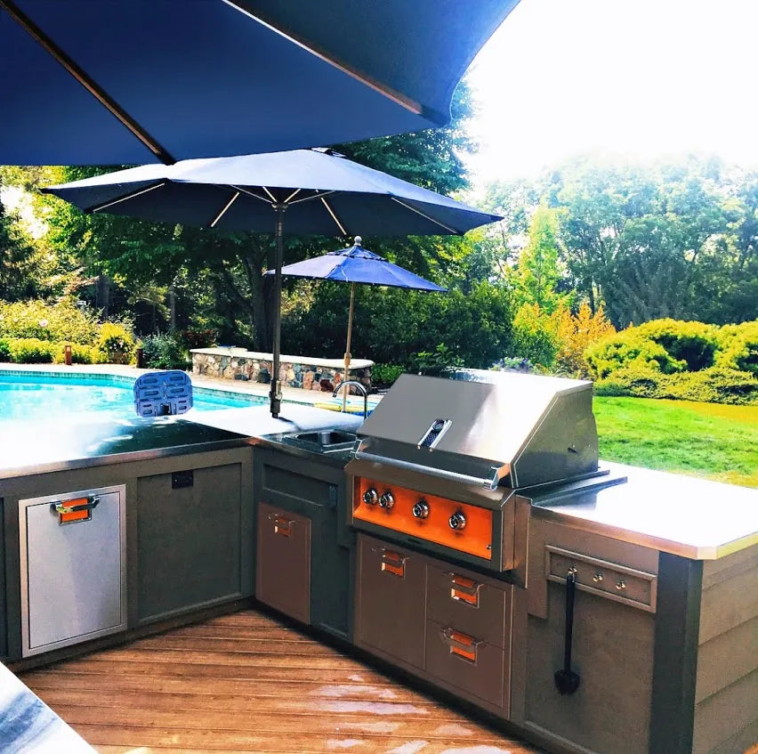 Aspire By Hestan 36" Outdoor Built-In Grill with 3 U-Burner & Rotisserie - EABR36