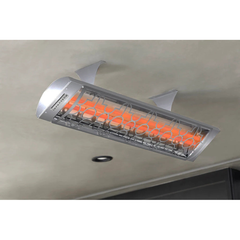 Infratech C Series Single Element with Mediterranean Motif C2624 2600 Watts 240V 10.8 Amps Infrared Electric Patio Heater 48 x 8.19 x 2.5 in.
