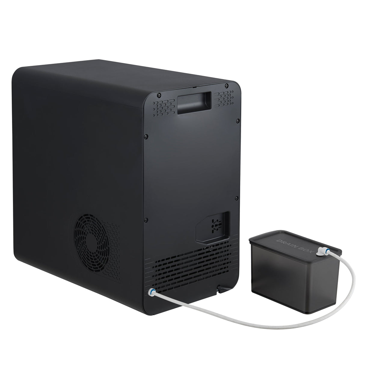 Forno Sferico 11" Ice Maker, Black – 32 Clear Slow-Melting Ice Spheres Daily, 10+ Ball Storage