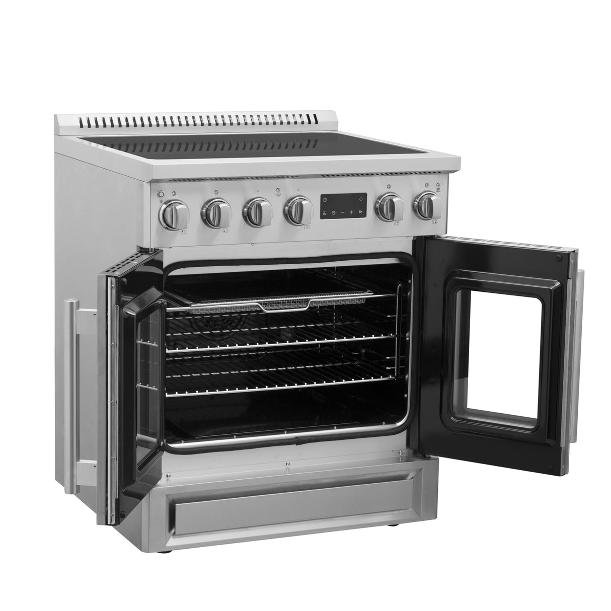 Forno Torino French Door Induction Range with Air Fryer and True Convection Oven