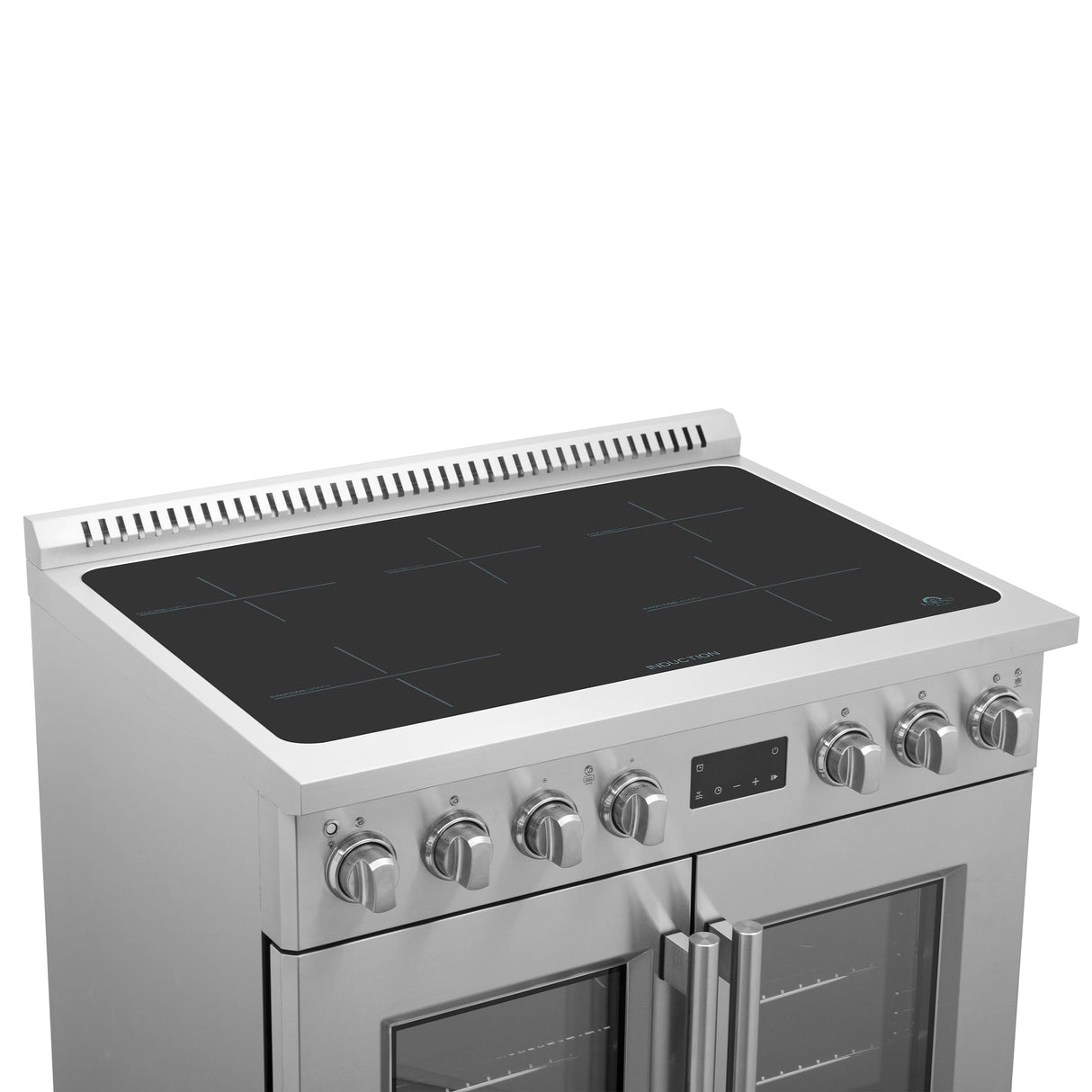 Forno Torino French Door Induction Range with Air Fryer and True Convection Oven