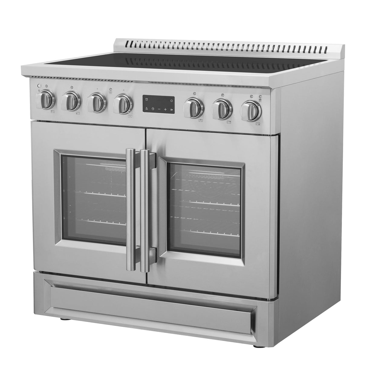 Forno Torino French Door Induction Range with Air Fryer and True Convection Oven