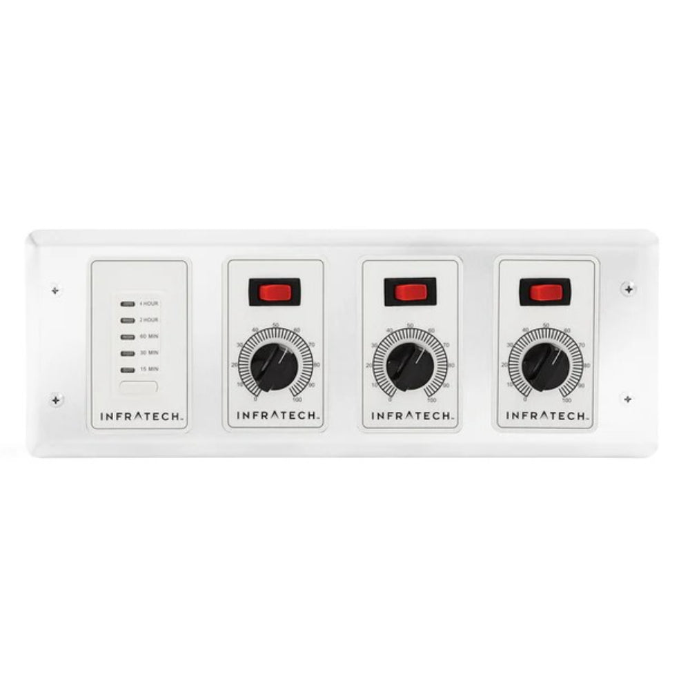 Infratech 30 4047 Solid State Control, 3 Zone Analog Control with Digital Timer - 4.5 x 14.1875 x 2.5 in.