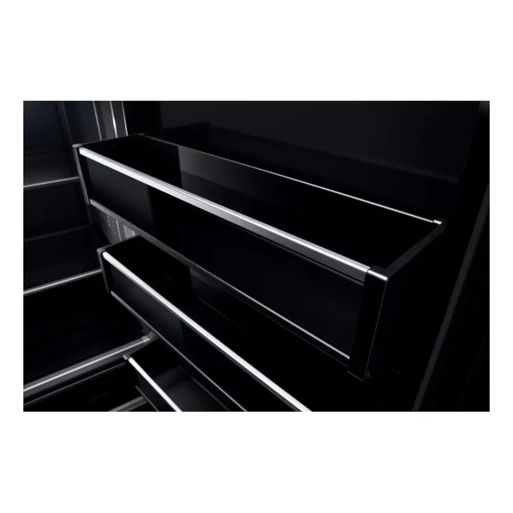 JennAir 30 inch Built-In Bottom Freezer with 15.57 cu. ft. Total Capacity, and Obsidian Interior in Panel Ready, JBBF*30NMX