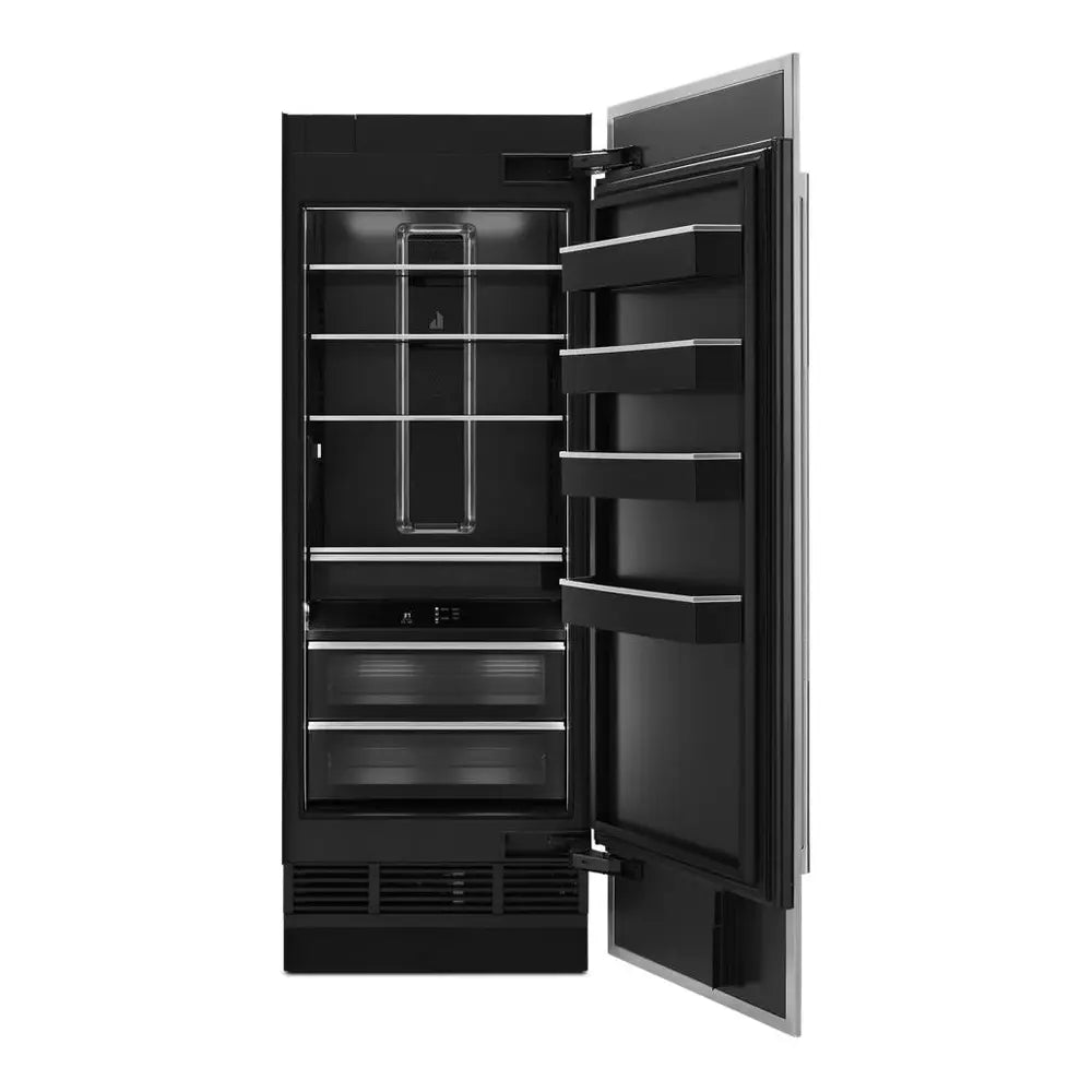 JennAir 30 inch Built-In Smart Column Refrigerator with 17 cu. ft. Capacity, Obsidian Interior, Energy Star in Panel Ready, JBRF*30IGX
