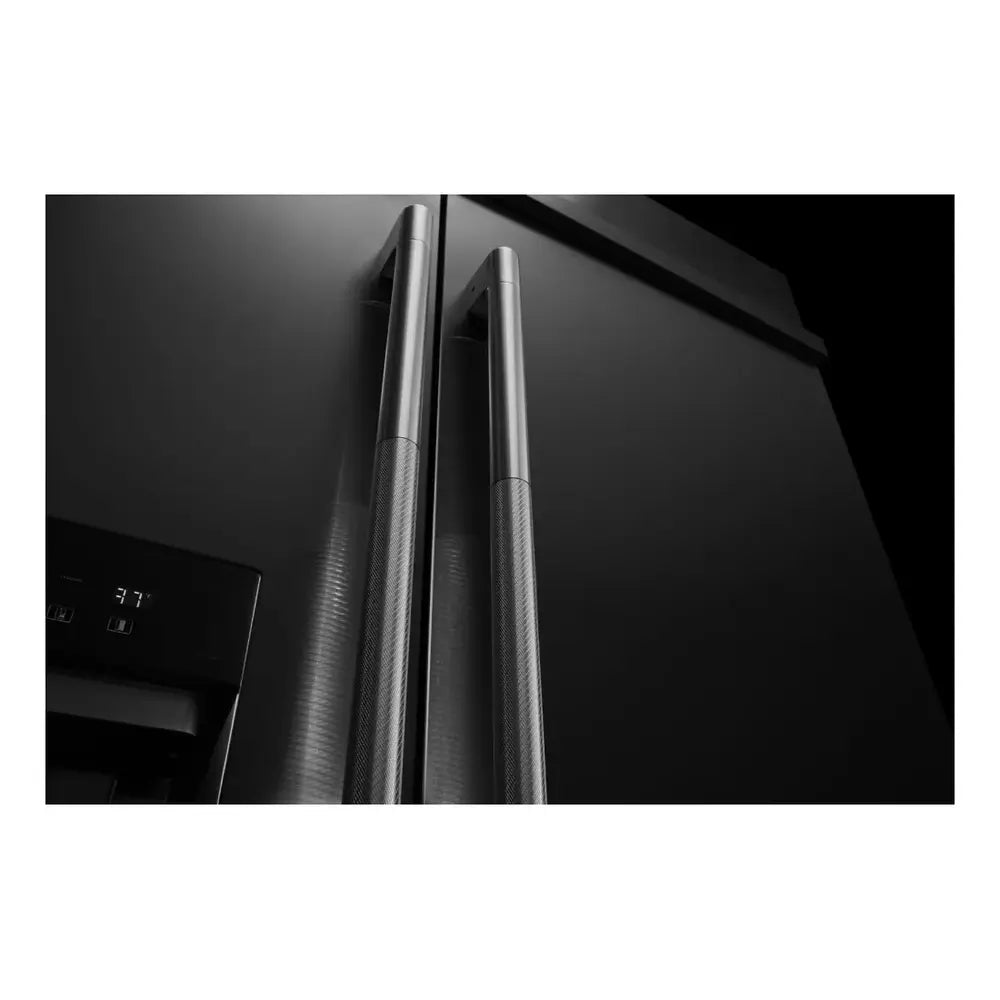 JennAir RISE 42 inch Built-In Side by Side Refrigerator with 25.5 cu. ft. Capacity, External Water and Ice Dispenser in Stainless Steel, JBSS42E22L