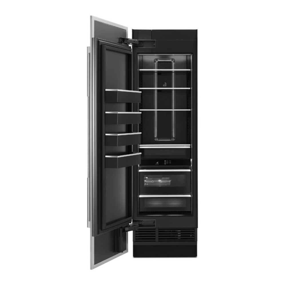 JennAir 24 inch Built-In Smart Column Freezer with 13 cu. ft. Capacity, Obsidian Interior, DeepFreeze Mode, in Panel Ready, JBZF*24IGX