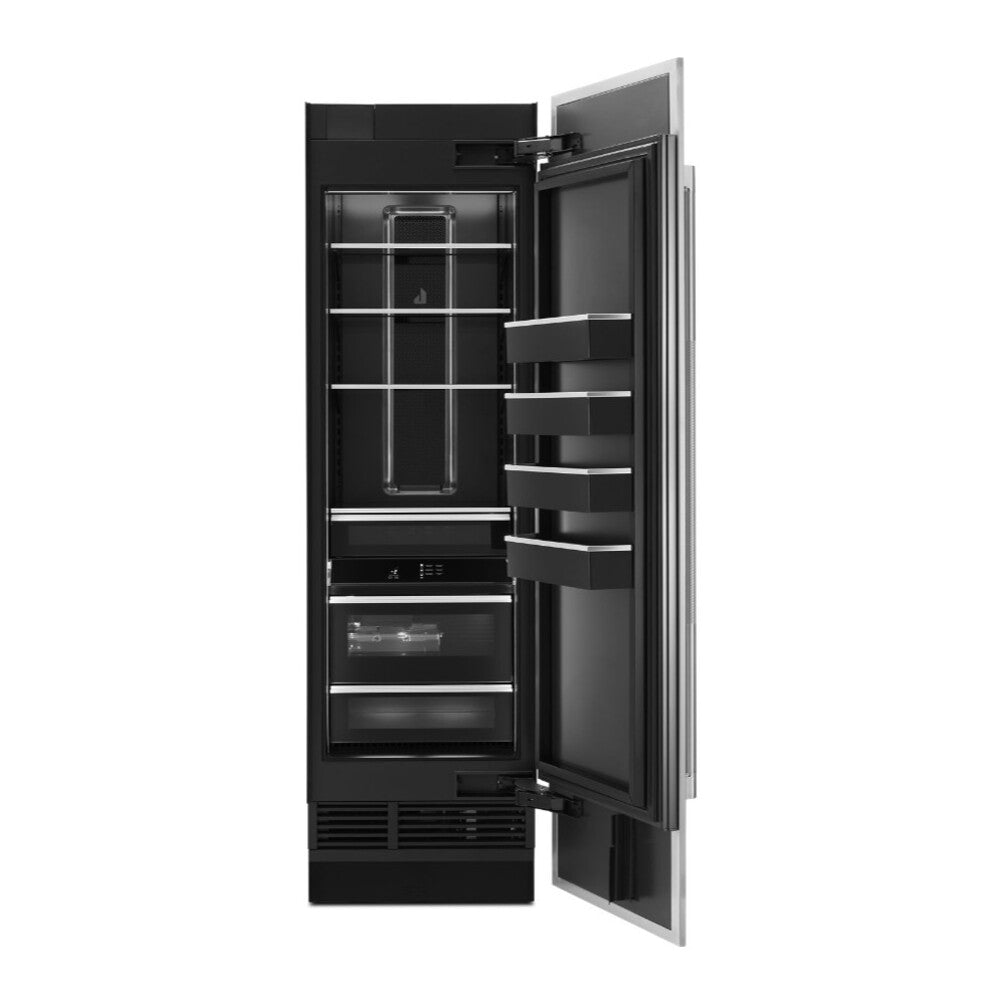 JennAir 24 inch Built-In Smart Column Freezer with 13 cu. ft. Capacity, Obsidian Interior, DeepFreeze Mode, in Panel Ready, JBZF*24IGX