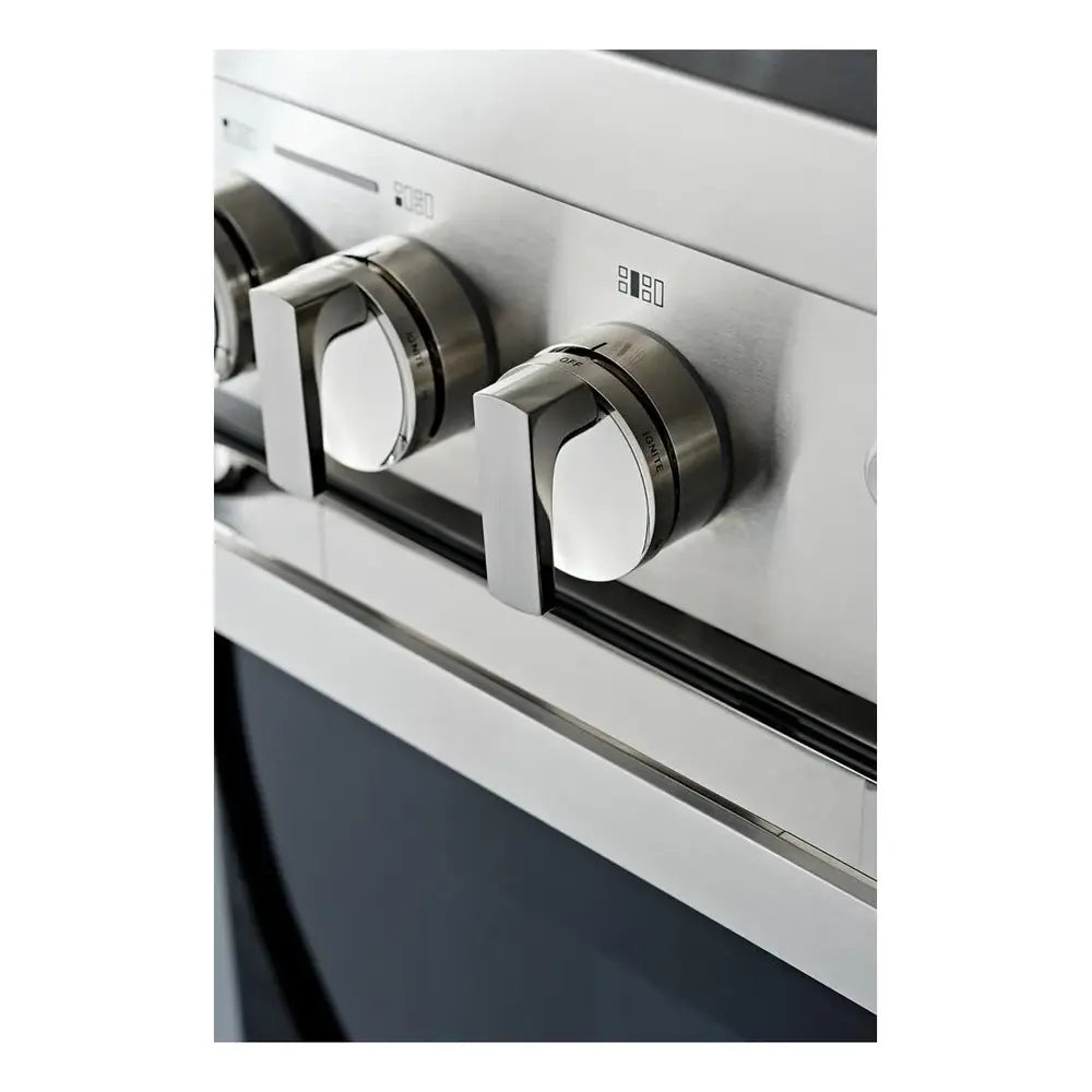 JennAir NOIR 48 inch Dual Fuel Professional Range with 4 Sealed Burners, Griddle, Grill, 6.3 cu. ft. Total Oven Capacity, Dual-Fan True Convection, in Stainless Steel, JDRP748HM