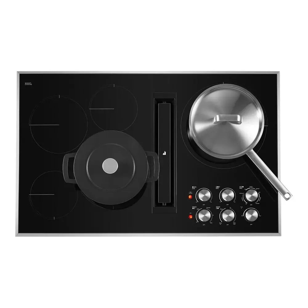 JennAir 36 inch Electric Downdraft Cooktop with 5 Elements, Perimetric Extraction, 3 Fan Speeds, and Triple Choice Element, JED3536G*