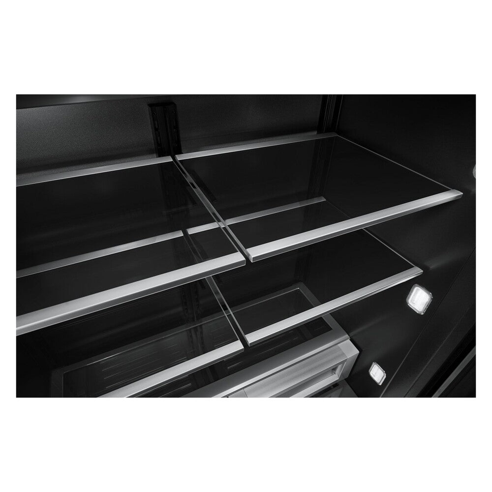 JennAir 36 inch Fully Integrated French Door Refrigerator with 20.81 cu. ft. Capacity, Obsidian Interior in Panel Ready, JF36NXFXDE