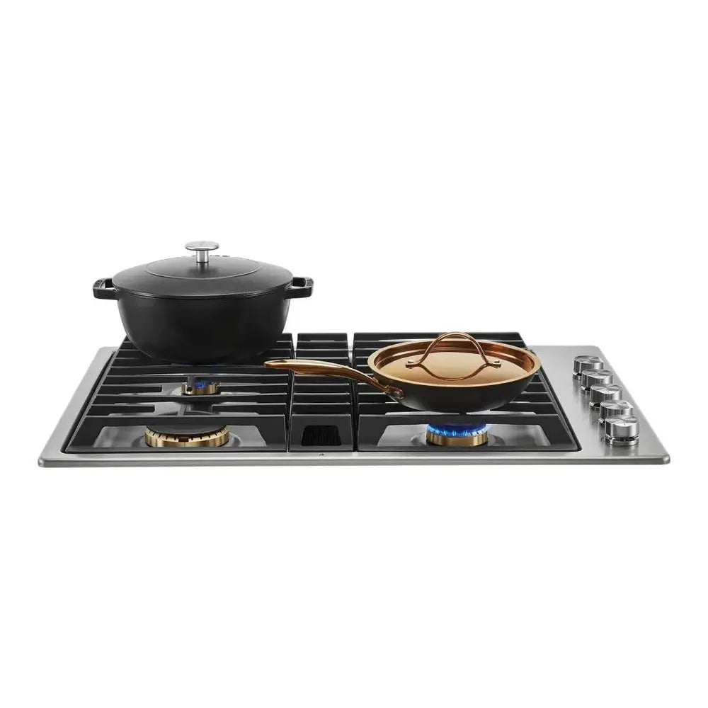JennAir 30 inch Gas Downdraft Cooktop with 4 Sealed Burners, Knob Controls, 17000 BTU Ultra-High Output Burner, and Melt Cap, JGD3430G*