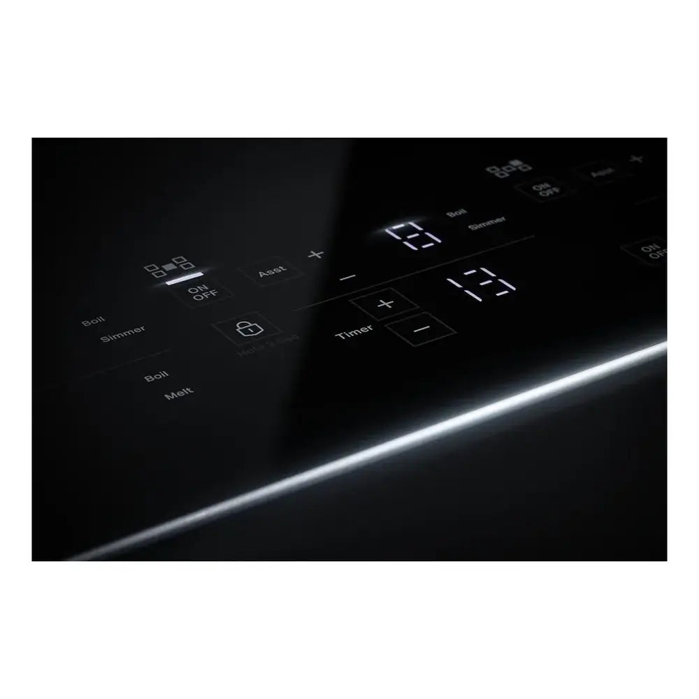 JennAir 30 inch Induction Cooktop with 5 Elements, Power Boost, Emotive Controls, Assisted Cooking, Automatic Pan Detection, Hot Surface Indicator Light, JIC4530K*