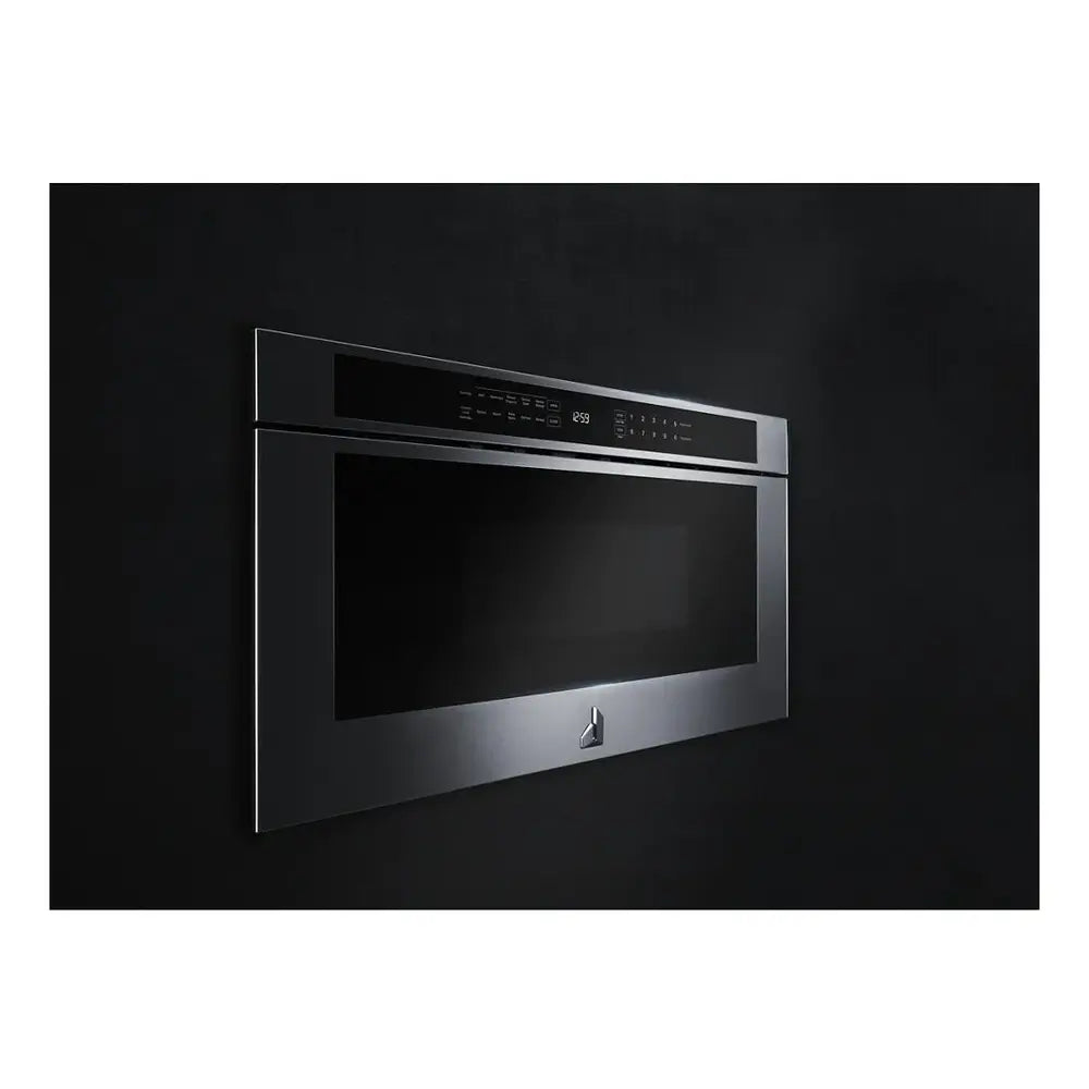 JennAir RISE 30 inch Under Counter Microwave Drawer with 1.2 cu. ft. Capacity, 950 Watts Element, Sensor Reheat and Keep Warm in Stainless Steel, JMDFS30HL