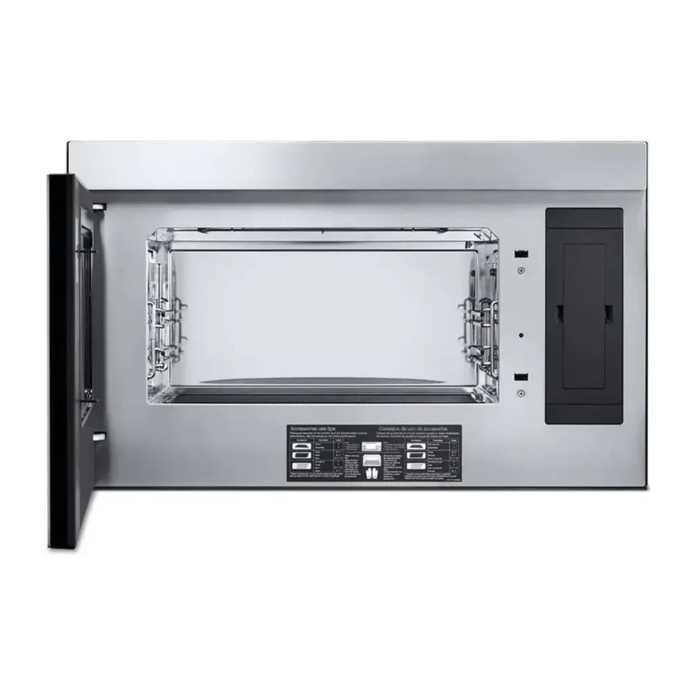 JennAir 30 inch Over the Range Microwave offers 1.1 cu. ft. Capacity, 400 CFM, 7-in-1 Oven, Air Fry in Stainless Steel, JMHF930RSS