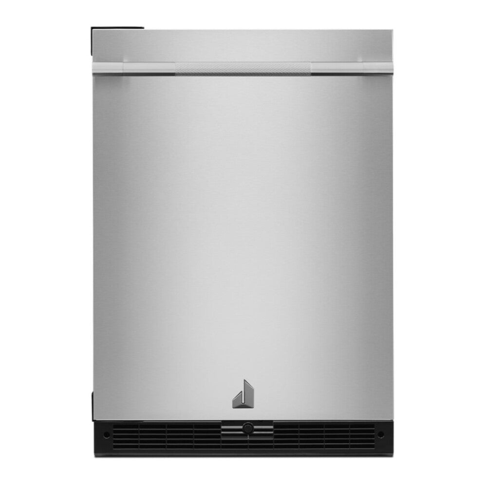 JennAir RISE 24 inch Under Counter Refrigerator with 5 cu. ft. Capacity and Obsidian Interior in Stainless Steel, JURF*242HL