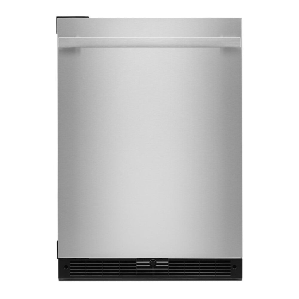 JennAir NOIR 24 inch Under Counter Refrigerator with 5 cu. ft. Capacity and Obsidian Interior in Stainless Steel, JURF*242HM