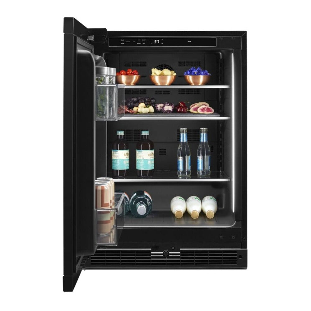 JennAir 24 inch Under Counter Refrigerator with 5 cu. ft. Capacity and Obsidian Interior in Panel Ready, JURF*242HX