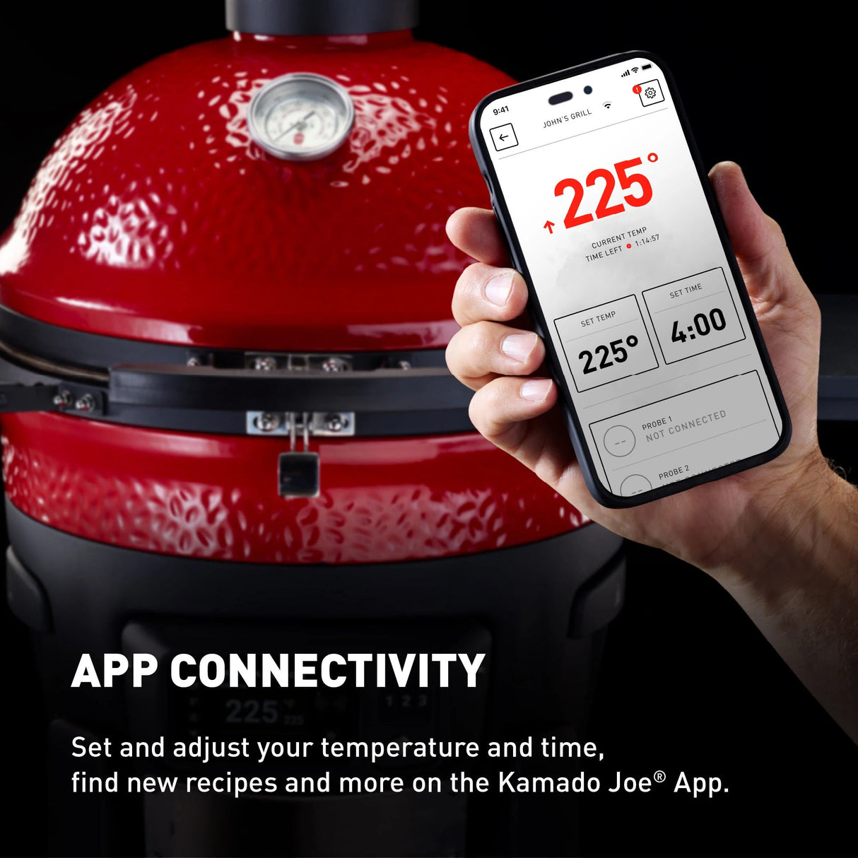Kamado Joe Konnected Joe Digital WiFi Charcoal Grill & Smoker - KJ15041123