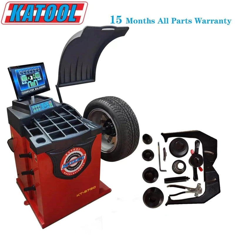 Katool KT-T800 & KT-B750 Tire Changer & Wheel Balancer Combo