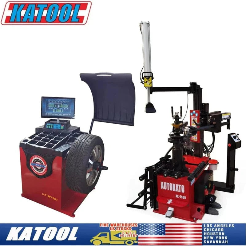 Katool KT-T900 Tire Changer with Wheel Balancer KT-B750 Combo