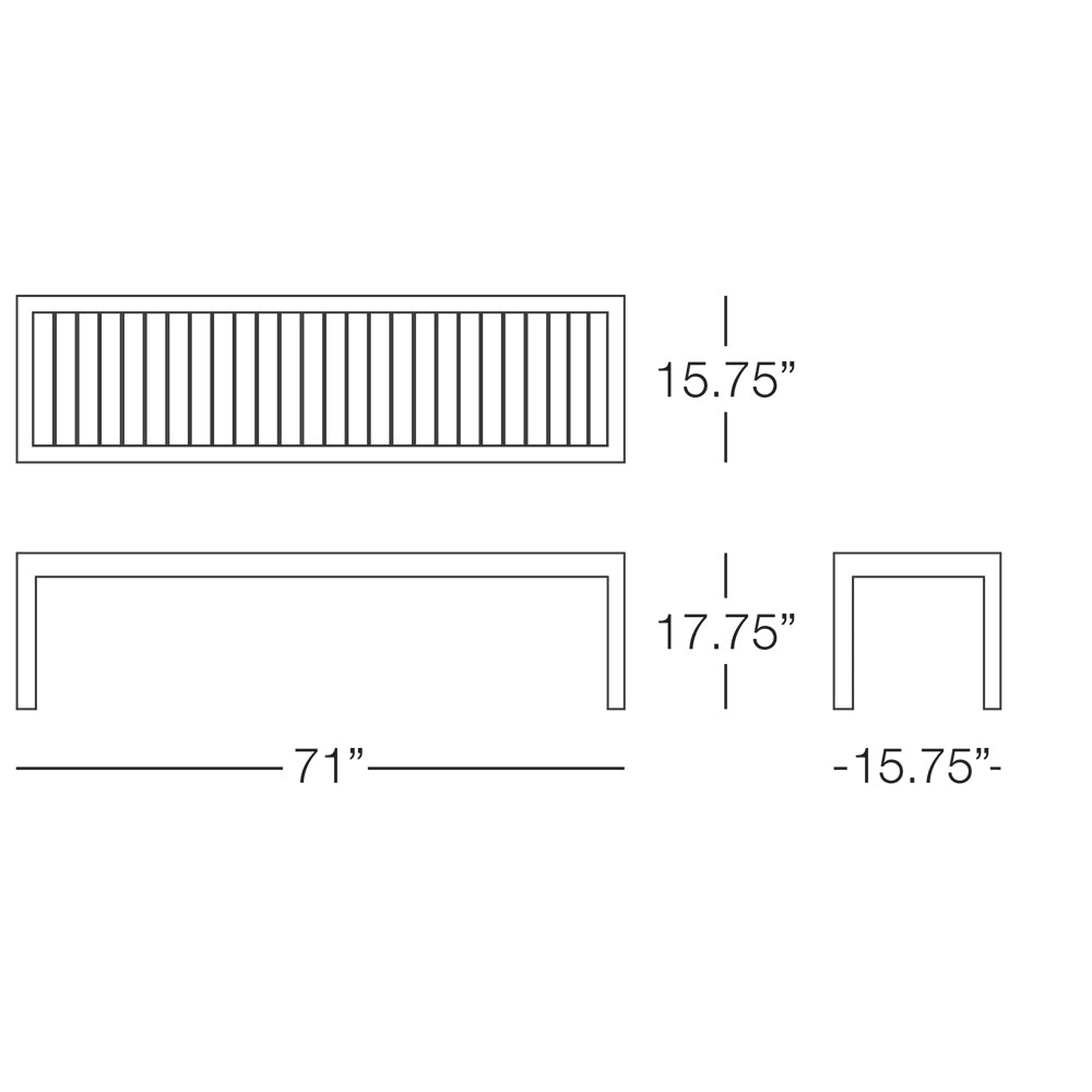 Kannoa Martinique Bench
