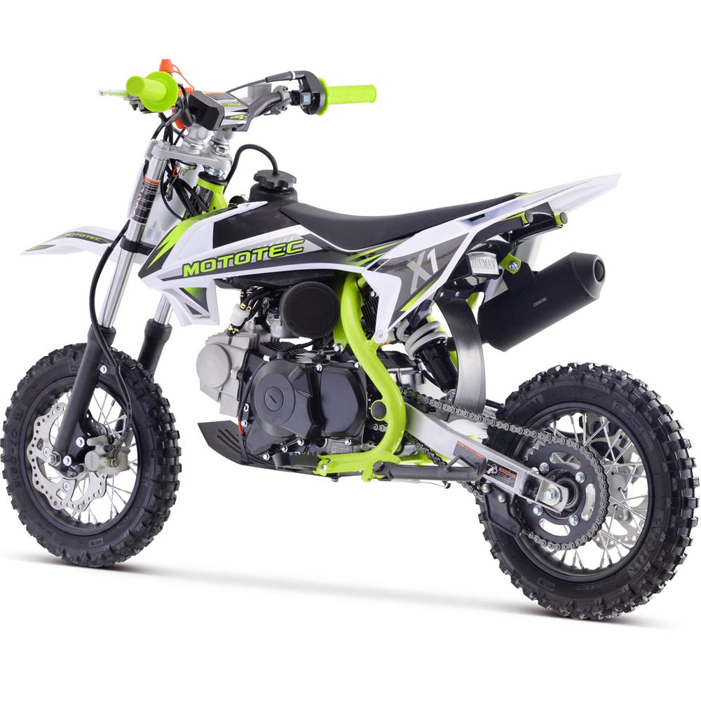 MotoTec X1 110cc 4-Stroke Gas Dirt Bike
