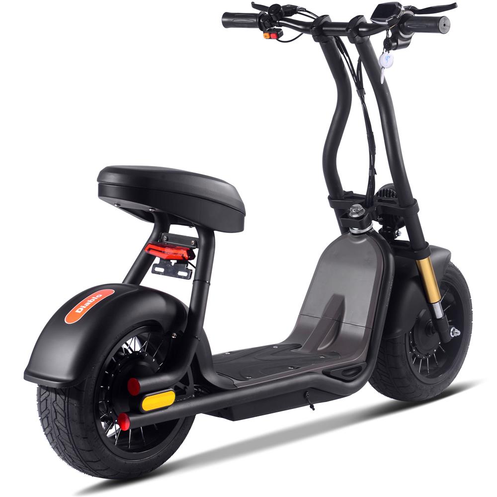 MotoTec Diablo 48V/13Ah 1000W Lithium Electric Scooter