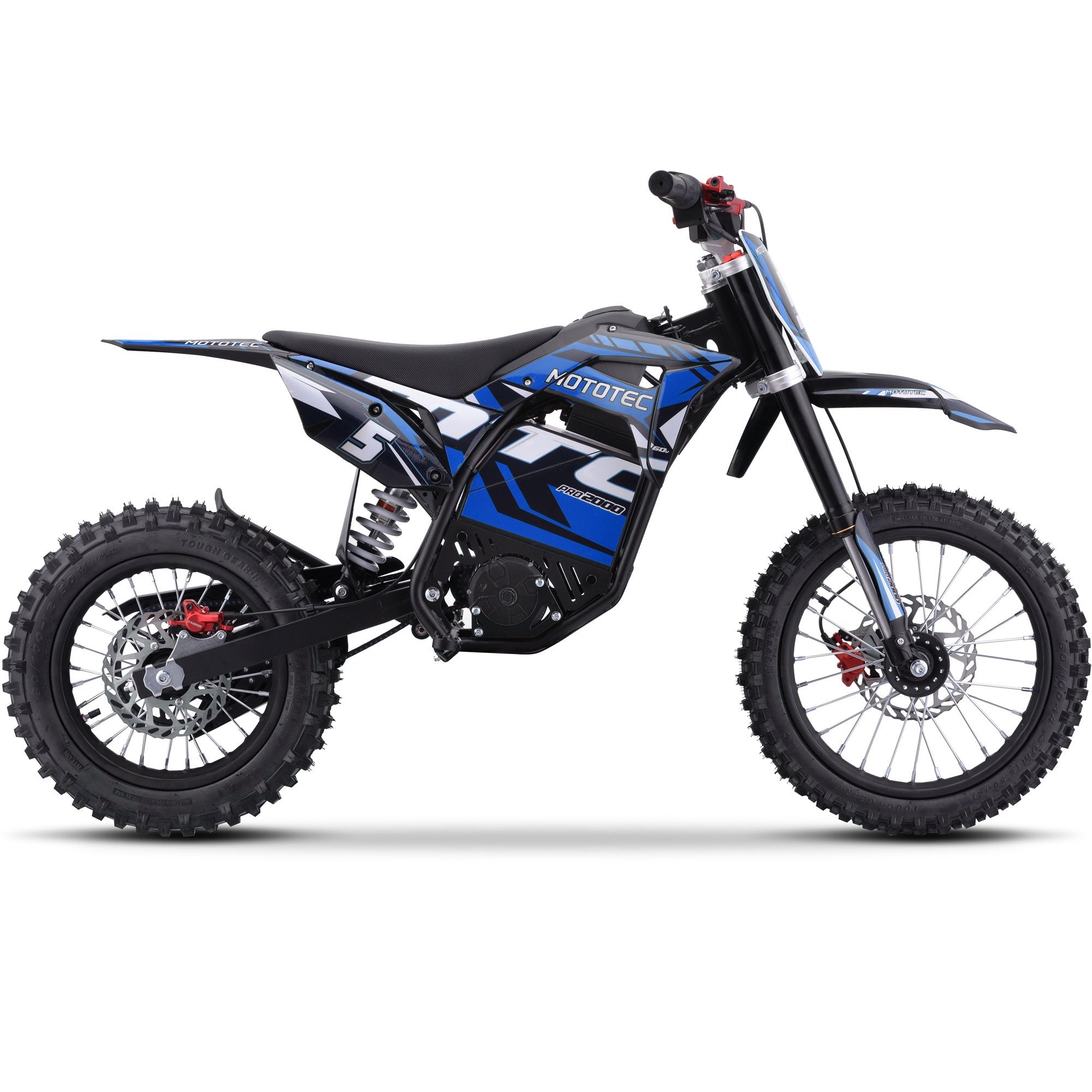 MotoTec 60v 2000w Pro Electric Dirt Bike (HP115E)