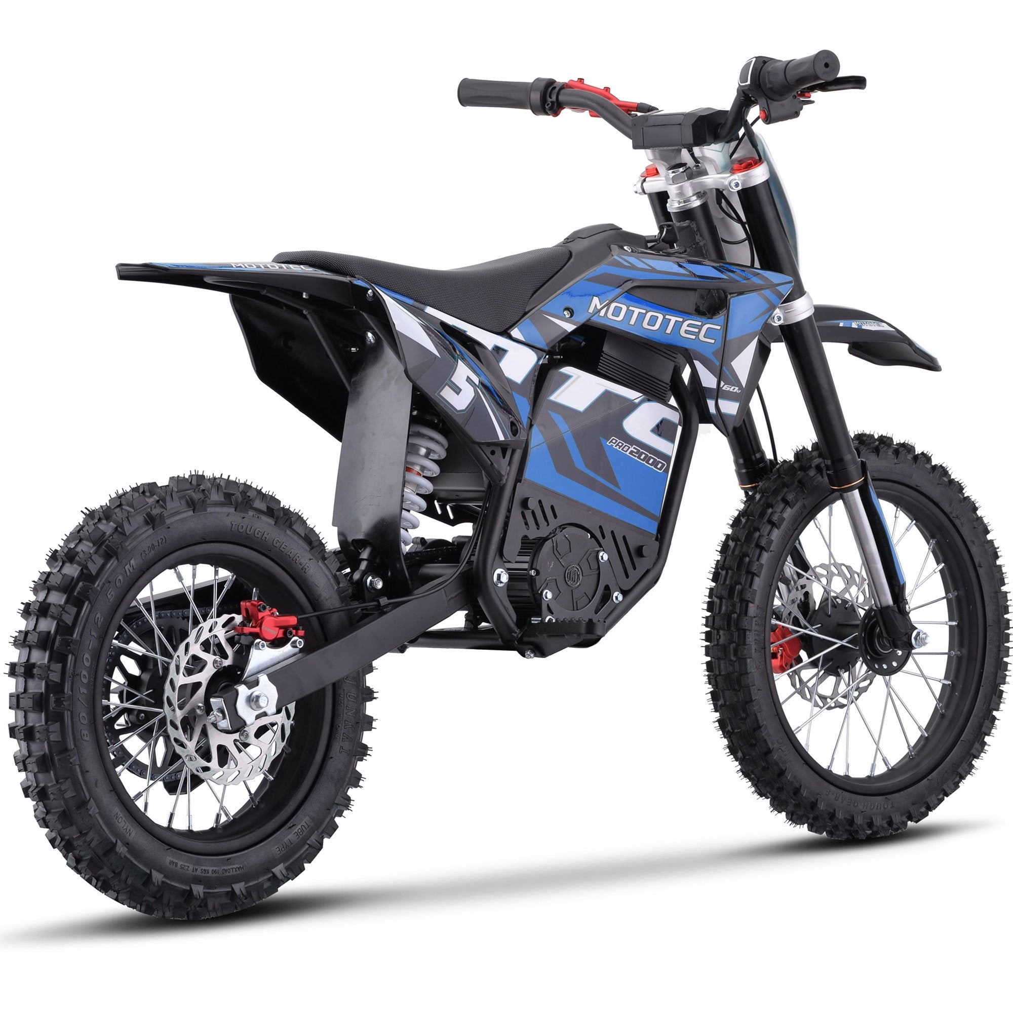 MotoTec 60v 2000w Pro Electric Dirt Bike (HP115E)