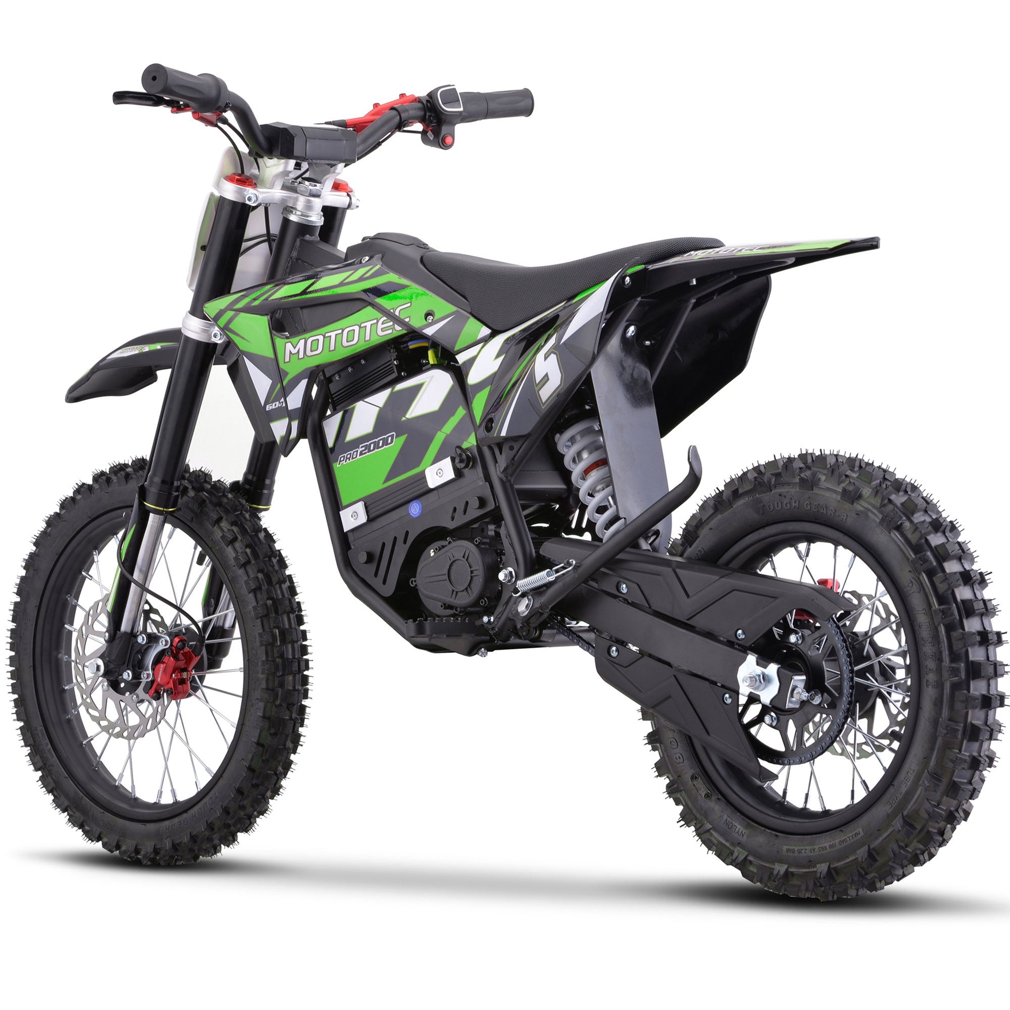 MotoTec 60v 2000w Pro Electric Dirt Bike (HP115E)