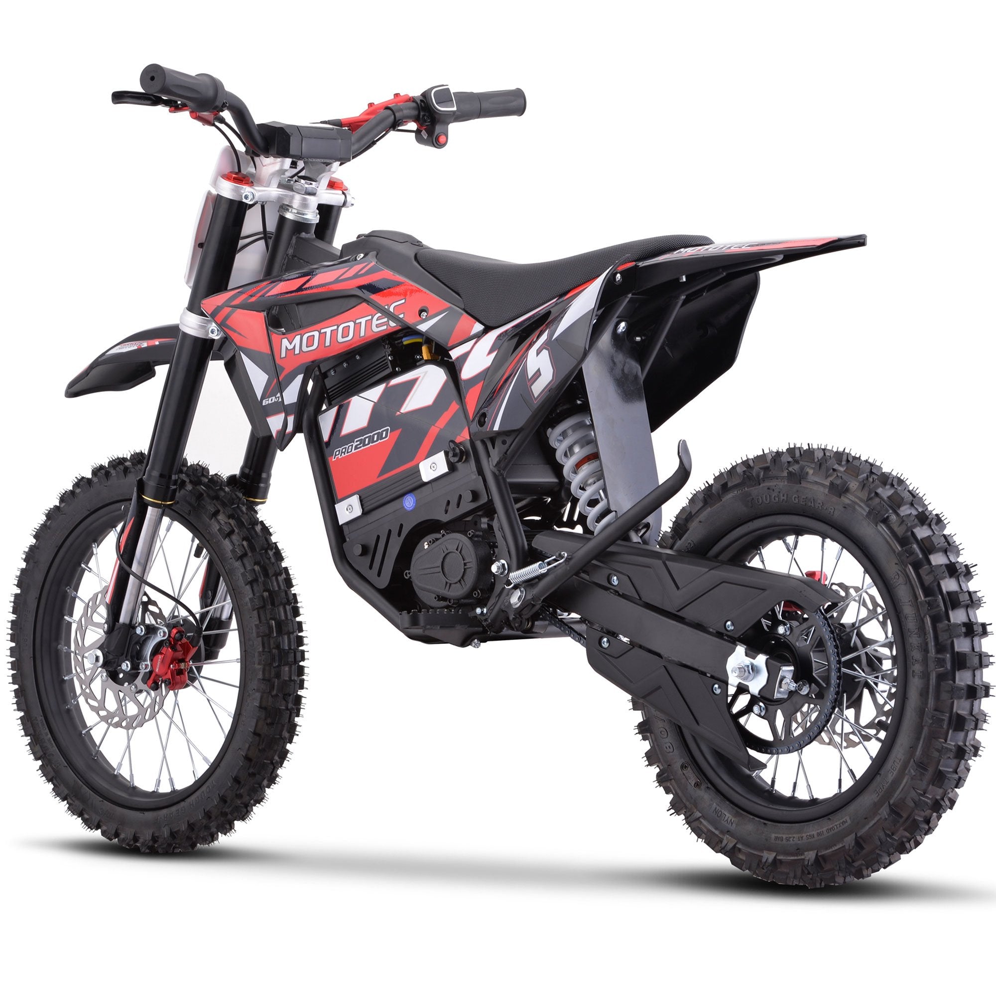 MotoTec 60v 2000w Pro Electric Dirt Bike (HP115E)